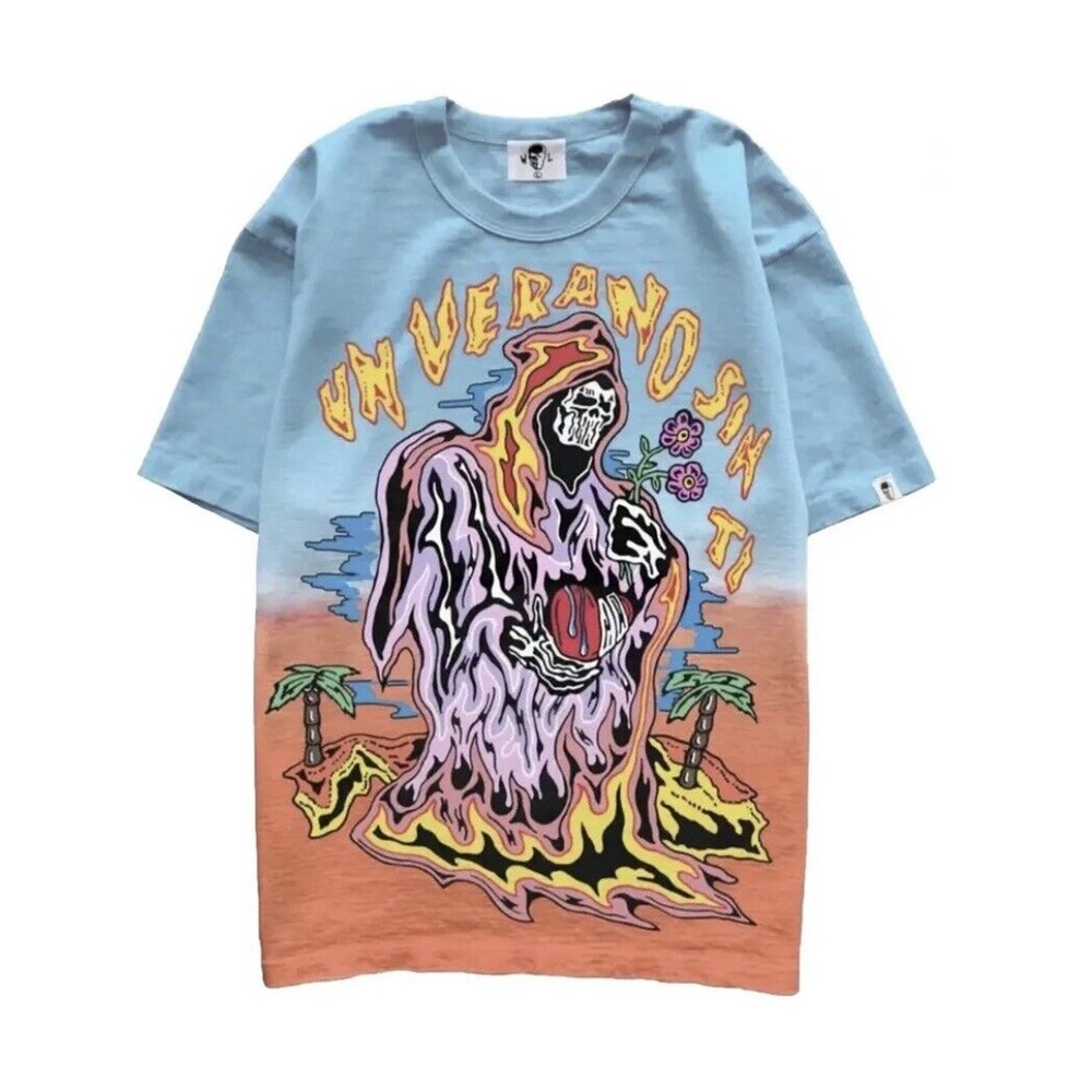 Warren Lotas x Bad Bunny Un Verano Sin Ti Ombre T-Shirt‎ Heavyweight Size Large